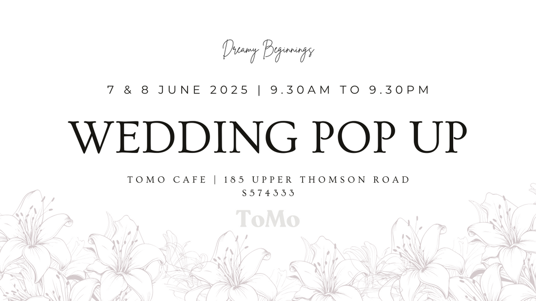 Wedding Popup No. 2 – See You at Tomo Cafe!