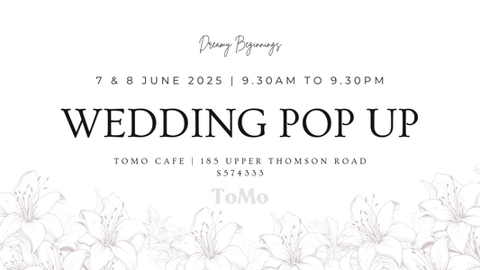 Wedding Popup No. 2 – See You at Tomo Cafe!